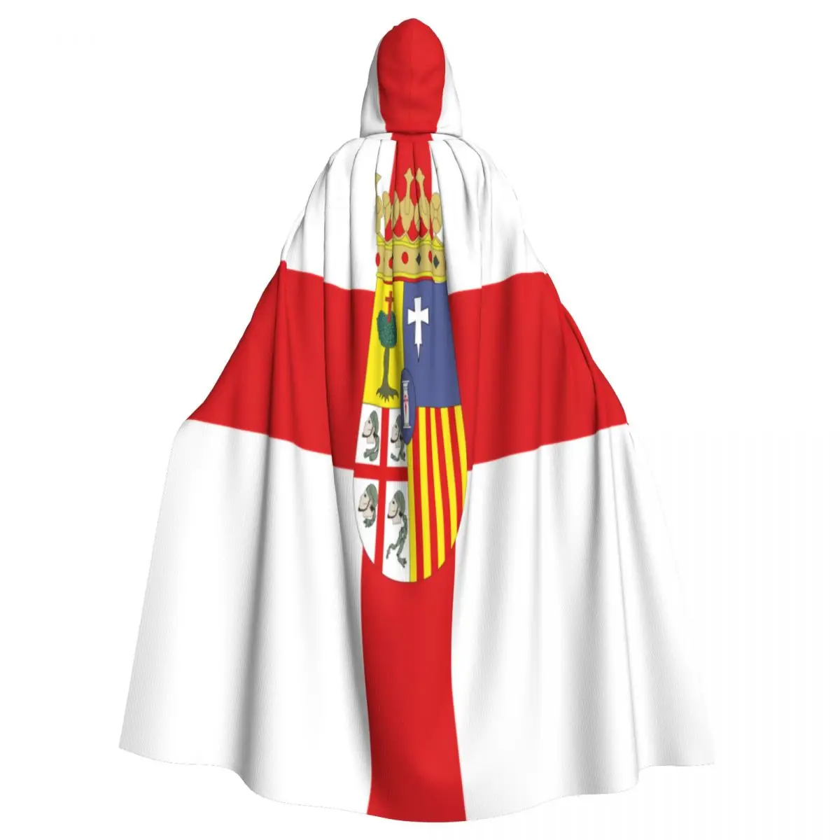 

Женская накидка с капюшоном, плащ с капюшоном и флагом сарагозы, накидка с ведьмой вампира, костюм для косплея