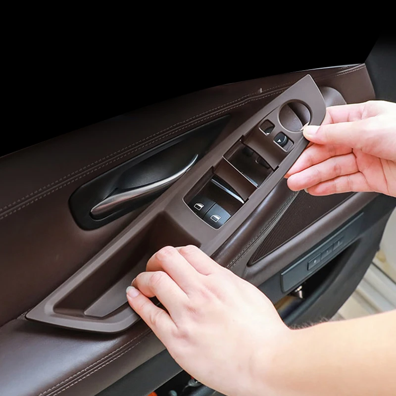 

Наклейка на панель подлокотника, дверная отделка, левый руль LHD для BMW 5 серии 520 525 528 530i, аксессуары для интерьера автомобиля