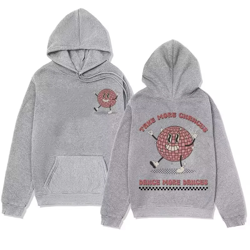 Толстовка С Графическим Принтом В Стиле Диско-шара Повседневная Мультяшном Для