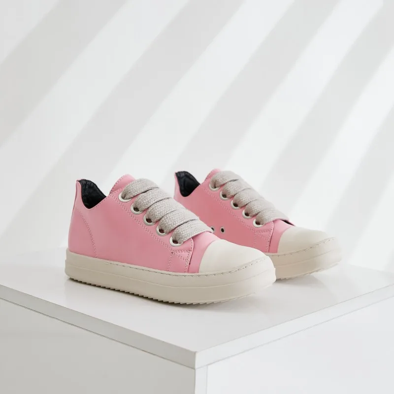 Женская обувь роскошные модные туфли на шнуровке толстой подошве конфетных