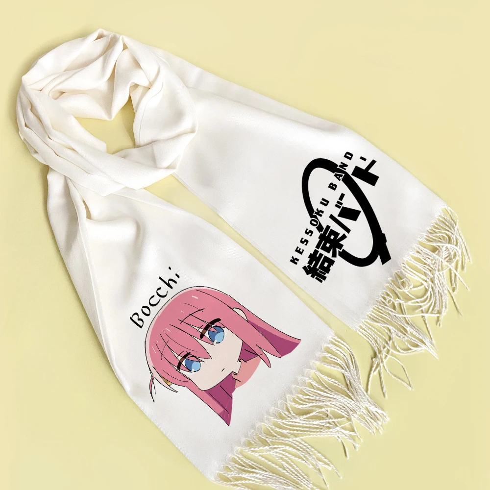 

Японский аниме Bocchi the Rock Gotou Hitori Ijichi Nijika Yamada Ryou длинный шарф для косплея женский осенне-зимний теплый плюшевый шейный платок