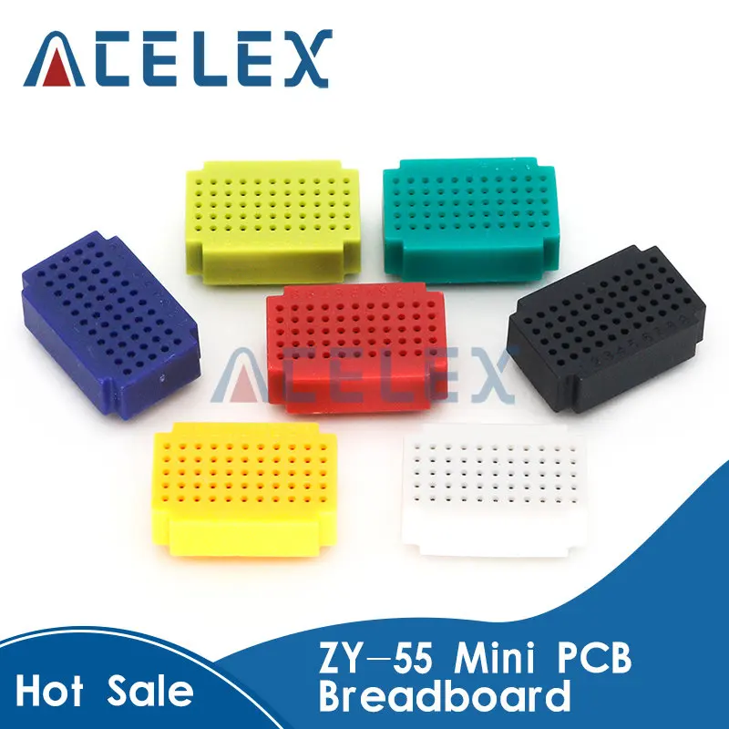 

ZY-55 Points Solderless PCB Breadboard Mini Universal Test Protoboard DIY Bread Board for arduino lego