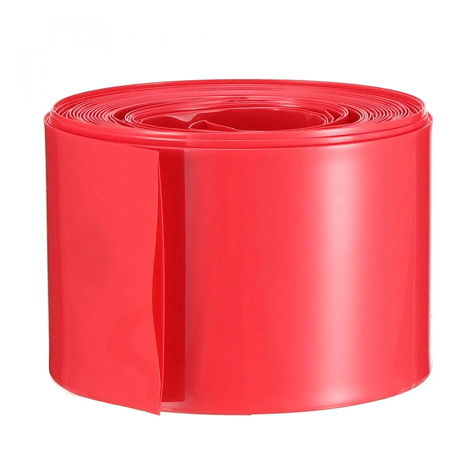 

Keszoox 29.5mm Flat PVC Heat Shrink Tubing Battery Wrap 5m Length for 18650 Battery Red