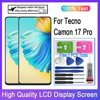 original lcd for tecno camon 17 pro cg8 lcd display touch screen digitizer replacement
