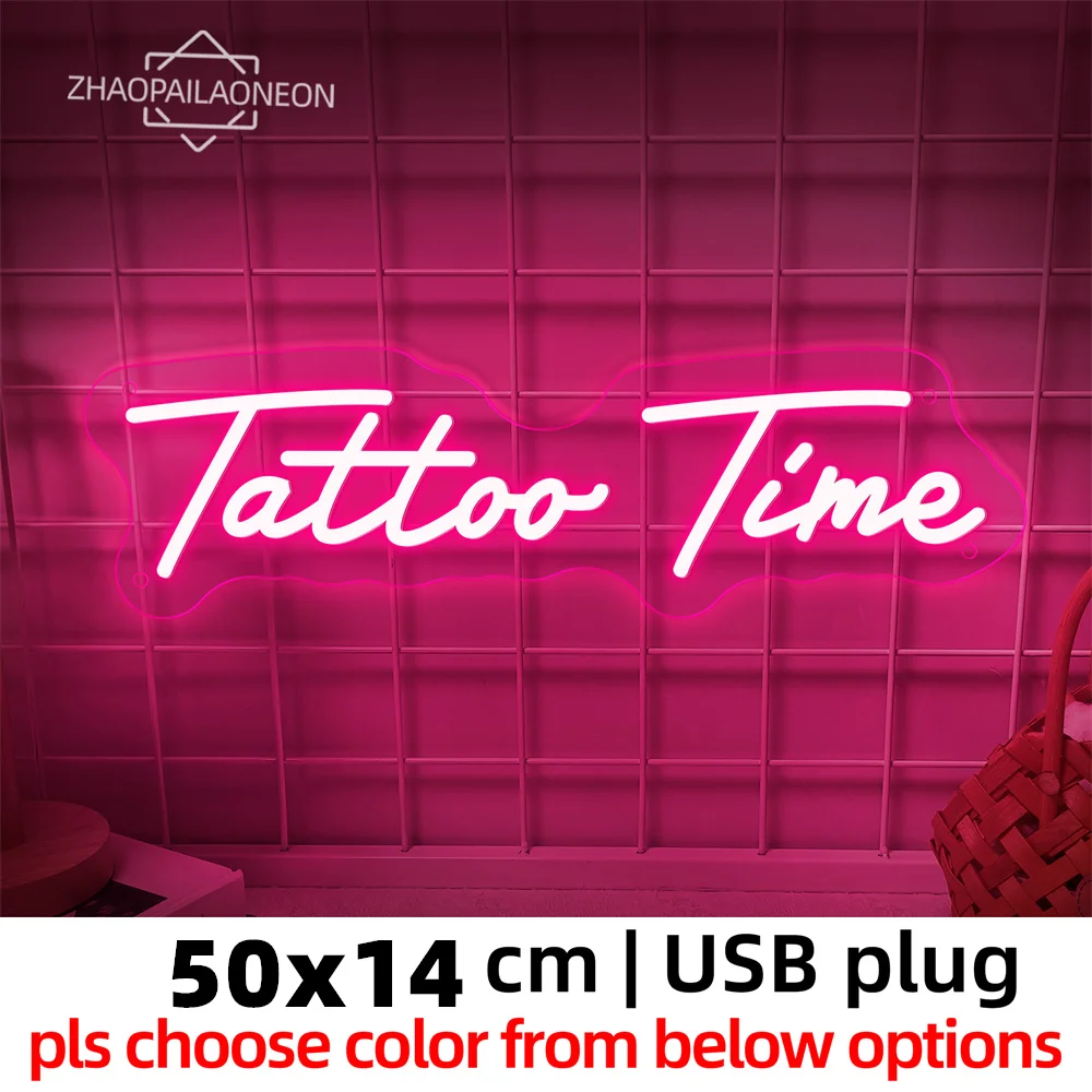 

Неоновая вывеска ZHAOPAILAO NEON для тату-салона