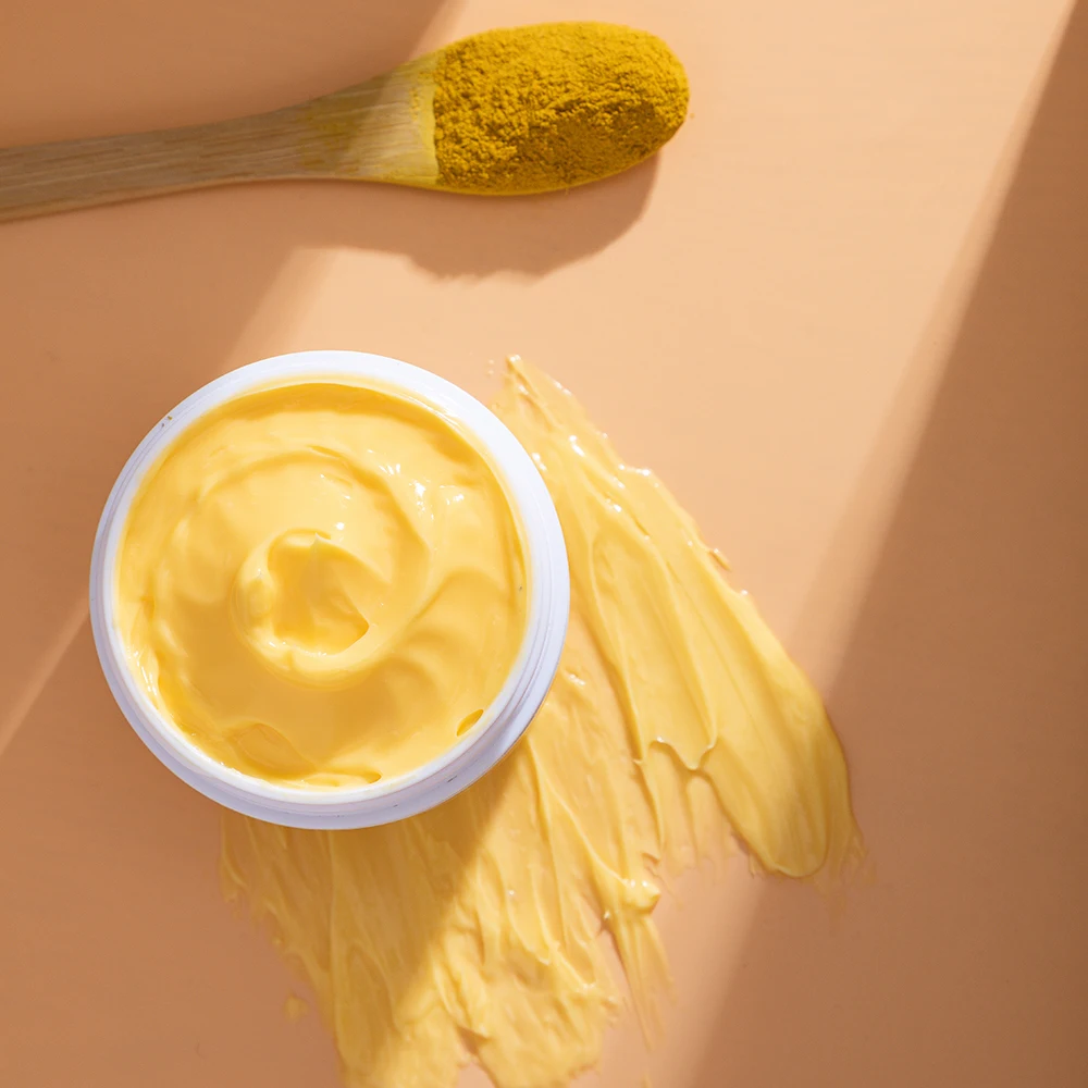 

Professional Turmeric Face Cream Anti-Aging Moisturizer Recude Dark Spots Acne Fine Line Brightening Ficial Serum Foam Skin Care