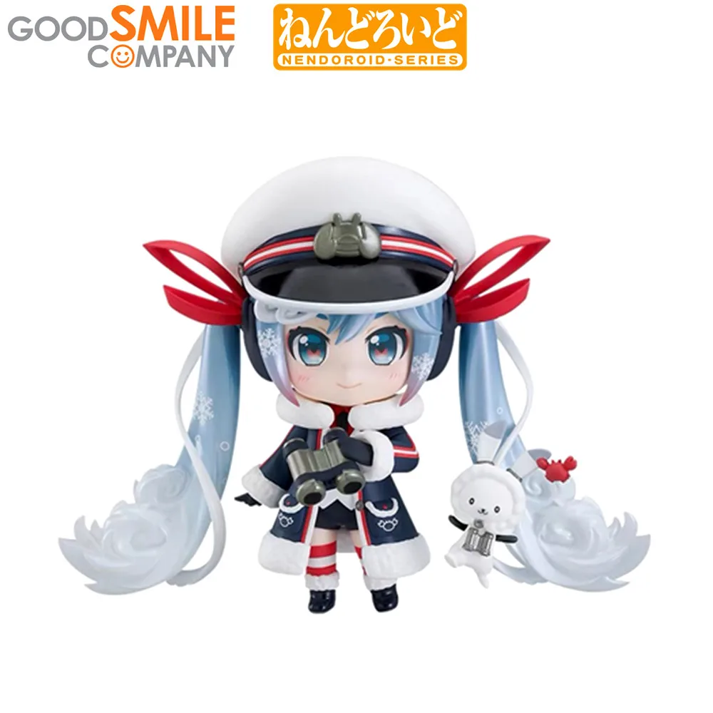 

Фигурки героев аниме Hatsune Miku, фигурки героев мультфильма «Снег Мику», Kwaii Qversion, ПВХ Модель, подарок на день рождения, оригинал