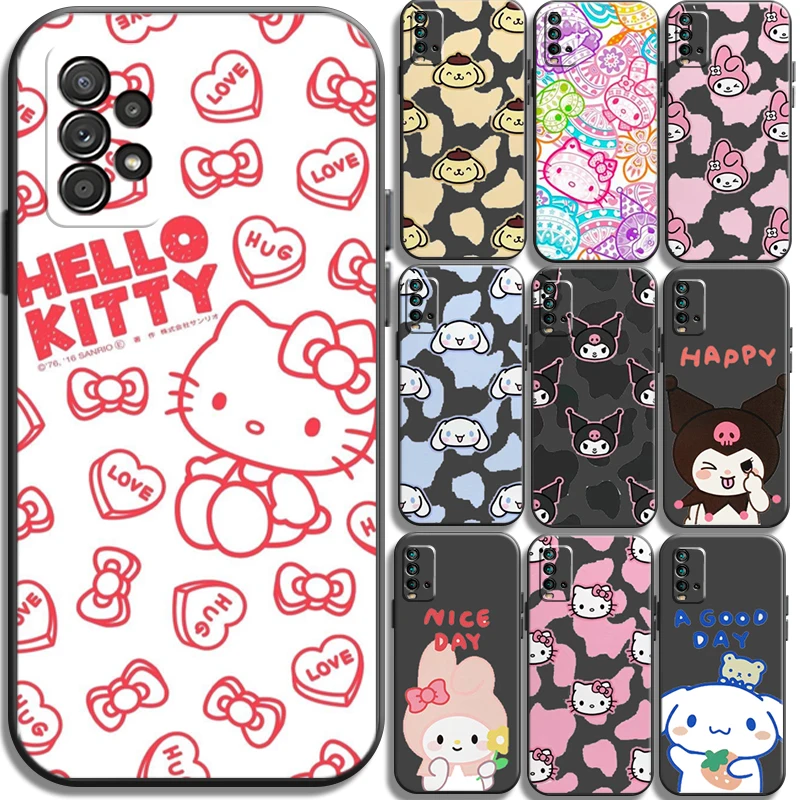 

Hello Kitty Cartoon Phone Cases For Xiaomi Redmi K40 Gaming K40 Pro K30 Pro K40 Pro Plus Redmi K20 K30 Funda Carcasa Coque