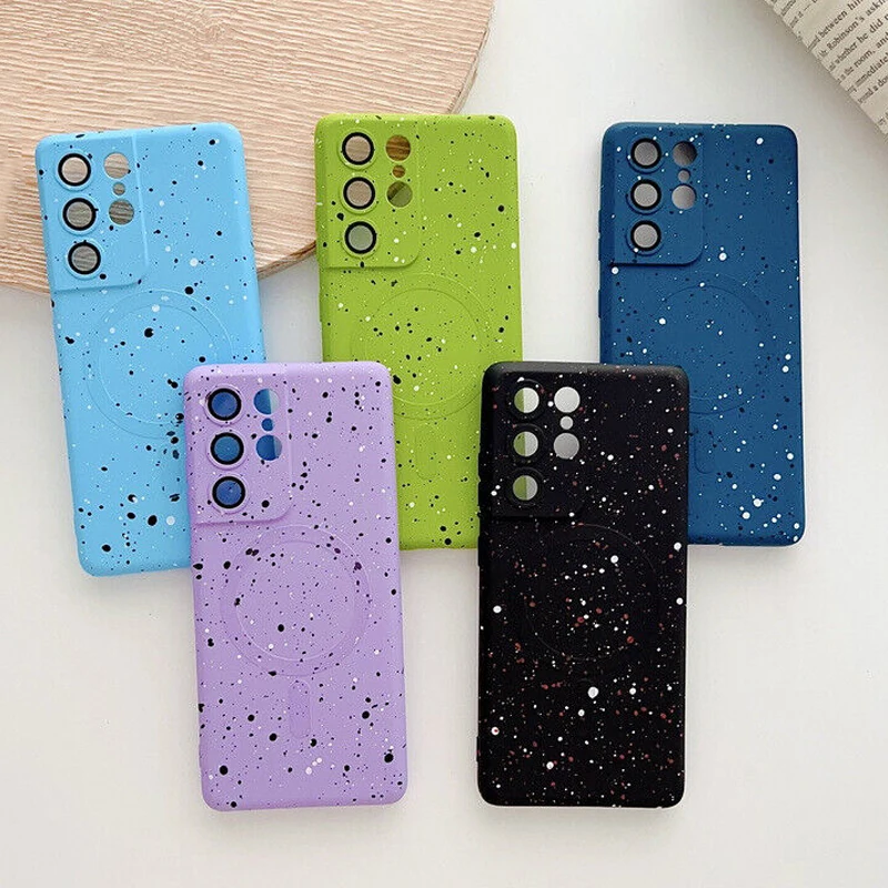 

Магнитный чехол для Samsung S23 Ultra S22 S21 Plus S20