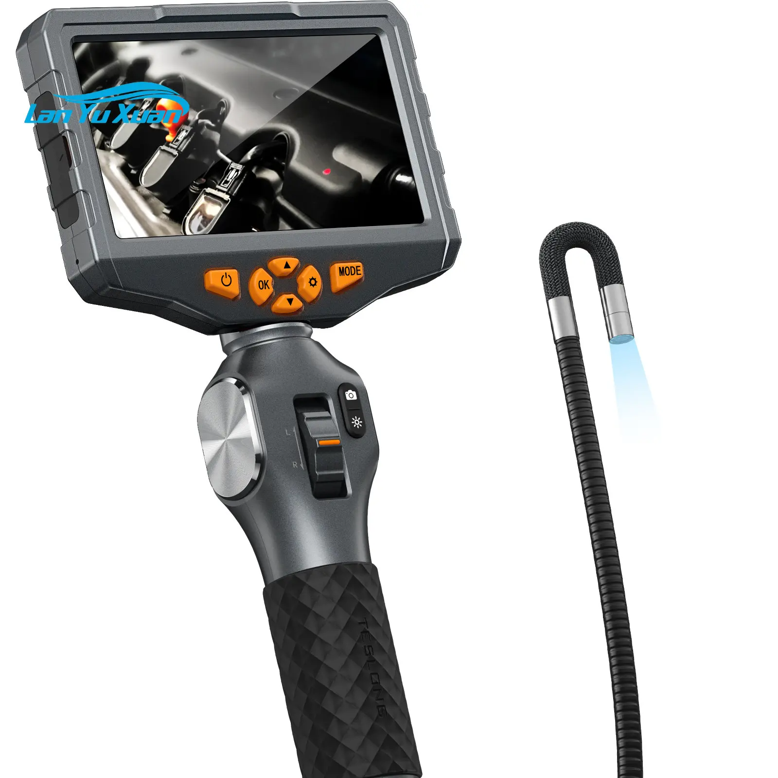 

New arrivals 2-way articulating endoscope with 5inch 1080P HD LCD display 8.5mm digital borescope industrial inspection camera