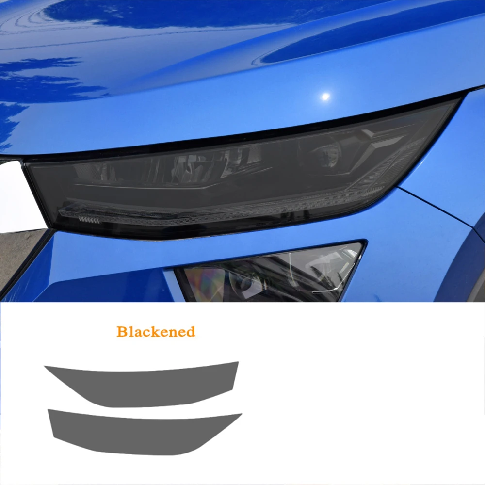 

2 шт., прозрачные ТПУ наклейки на переднюю панель автомобиля Skoda Kodiaq 2016-On RS