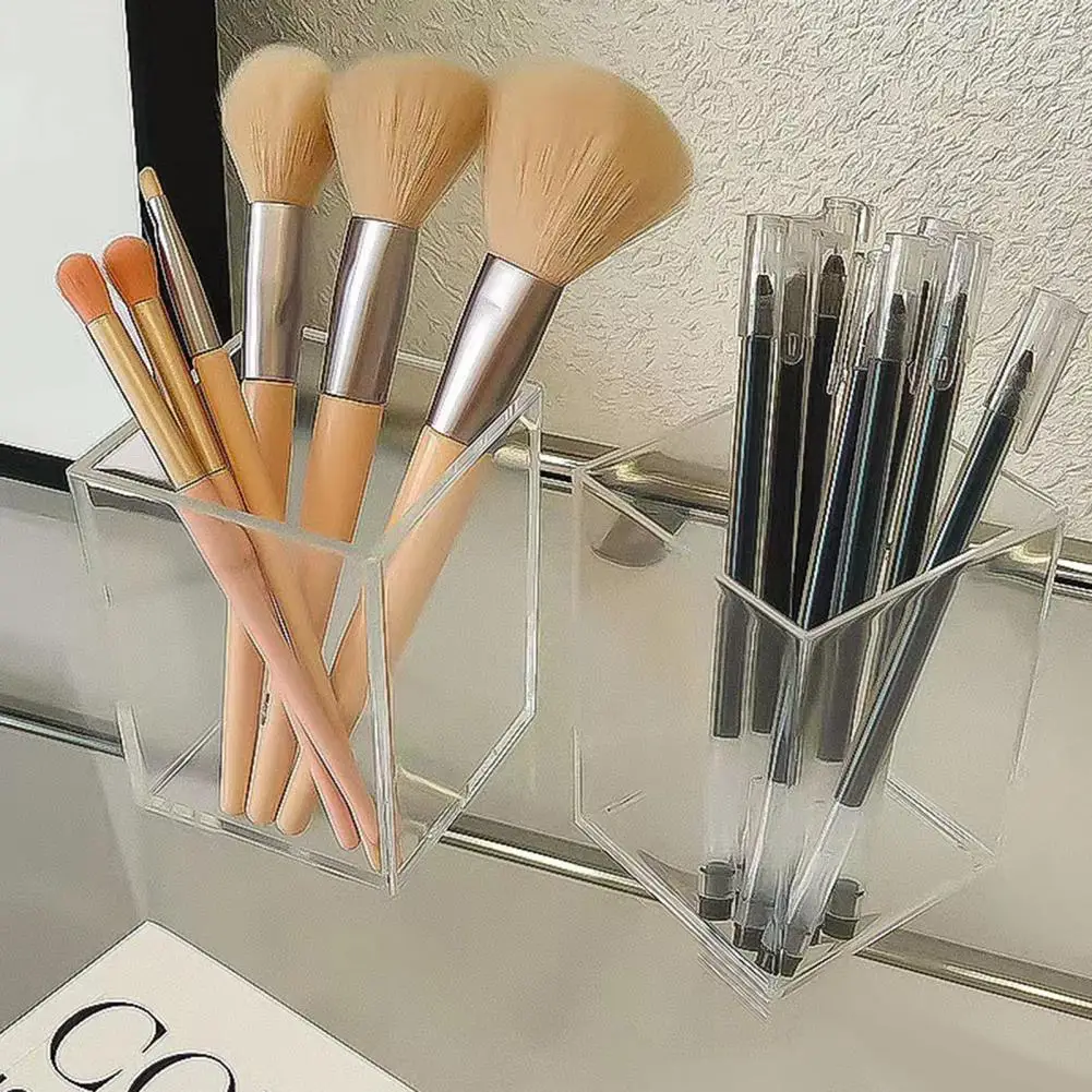 Прозрачный карандаш для бровей фотоакриловый хранения косметических кистей