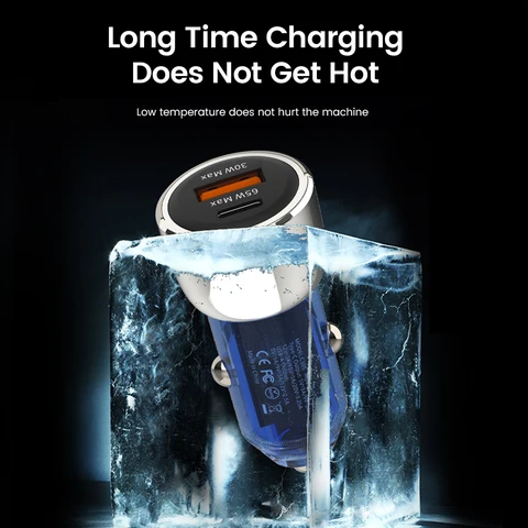 Автомобильное зарядное устройство elough с USB-портом, 96 Вт, 65 Вт