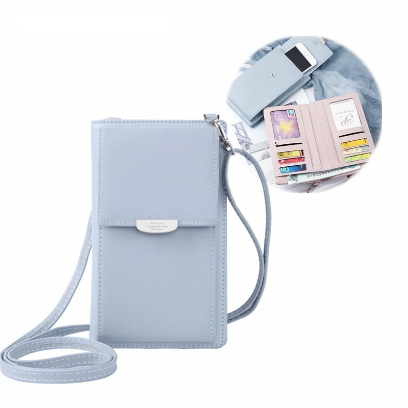 

Women Casual Wallet Brand Cell Phone Wallet Big Card Holders Wallet Handbag Purse Clutch Messenger Shoulder Straps Bag