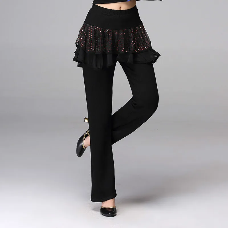 Женское танцевальное платье с блестками