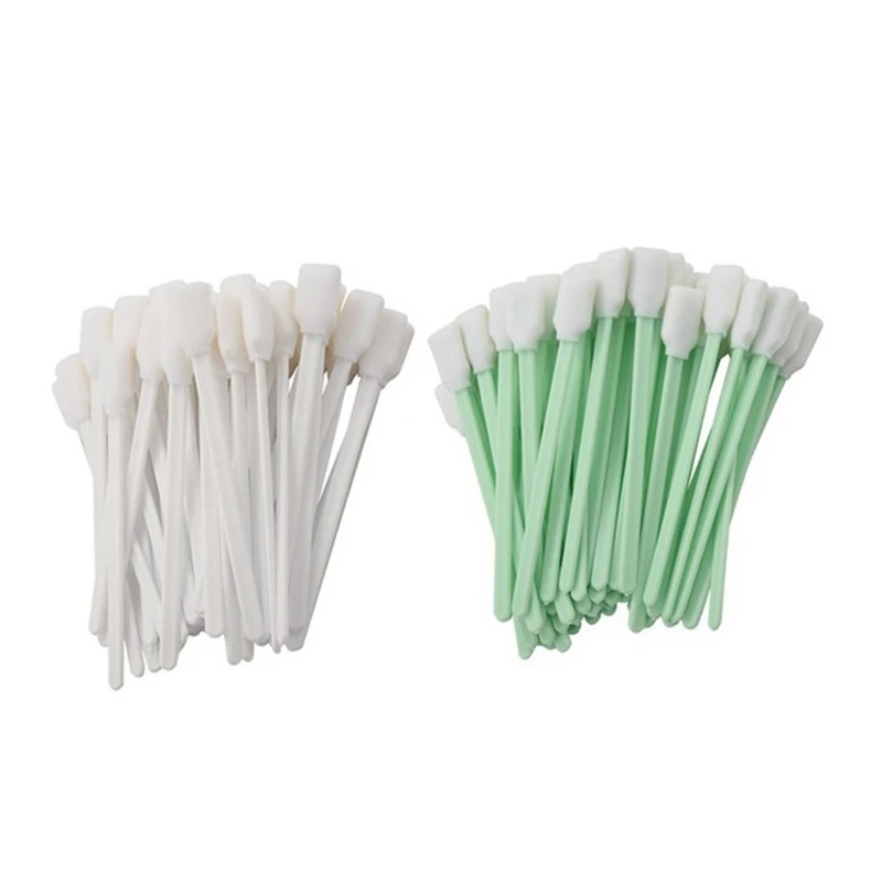 

200Pcs Cleaning Swabs For Roland Epson Mimaki Mutoh All Large Format Solvent Printer Printhead Sponge Sticks Swabs Buds