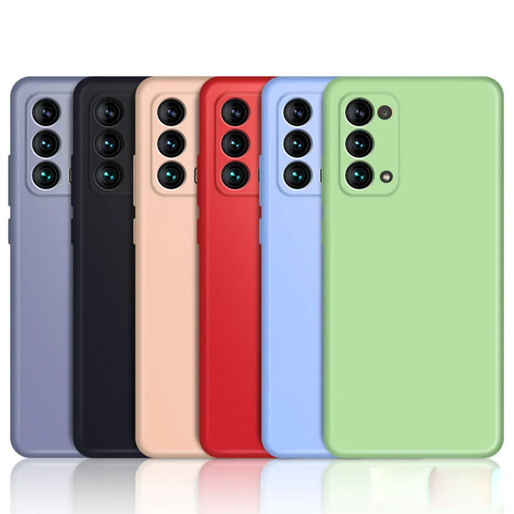 Квадратный чехол из жидкого силикона для телефона Oppo A74 5G 4G A53 A54 A94 Защитная крышка