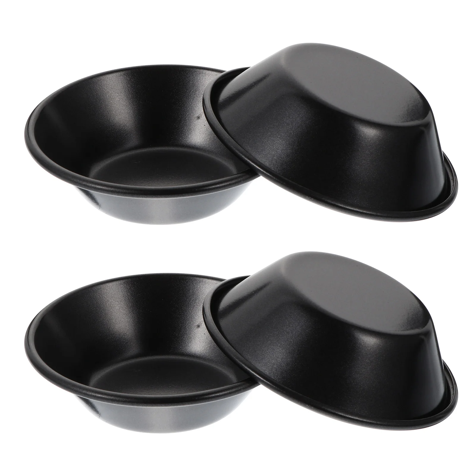 

4Pcs Carbon Steel Tart Pan Pie Tins Pan Icing Writing Pen Frosting Decorating Syring Egg Tart Cup Pudding Mold