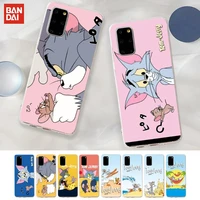 bandai anime cat and mouse phone case for huawei p50 p40 p30pro plus psmarts mate 40 30 y8 y7 honor60 50 play4tpro transparent