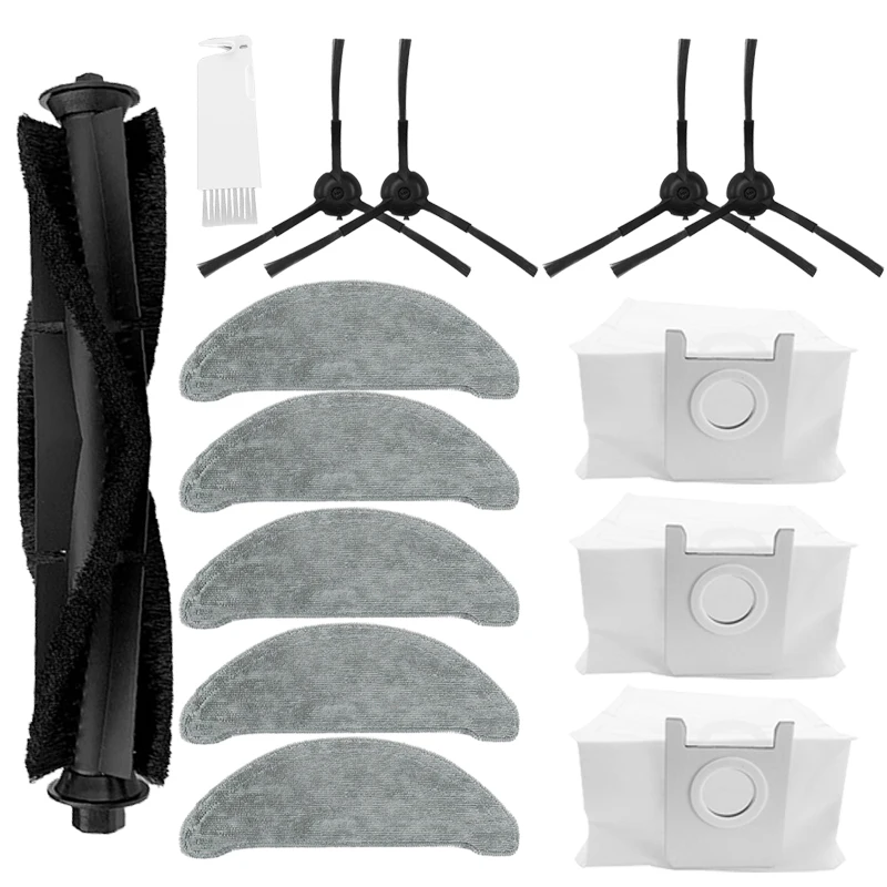 

Roller Side brush Mops Dust Bags Robot Vacuum For ROIDMI EVE PLUS Vacuum Cleaner accessories
