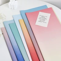 gradient rainbow flowers wrapping paper handmade bouquet wrapping paper flower shop floral waterproof packaging material