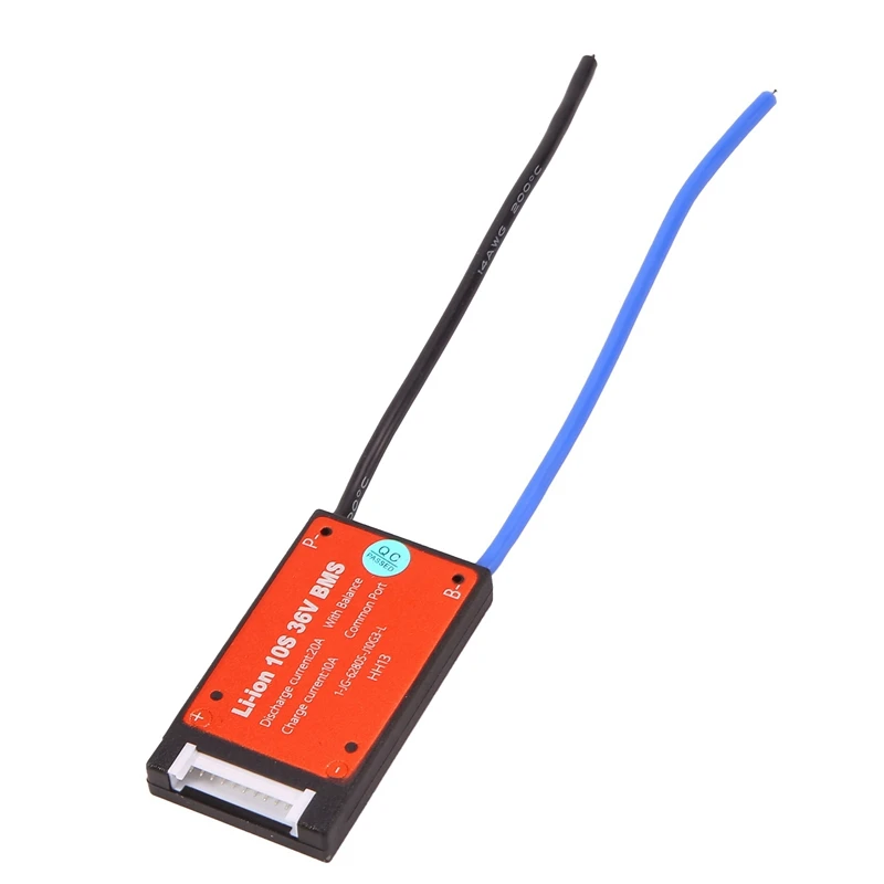 Аккумуляторный блок 10S 36V 20A BMS для непрерывной работы с функцией балансировки