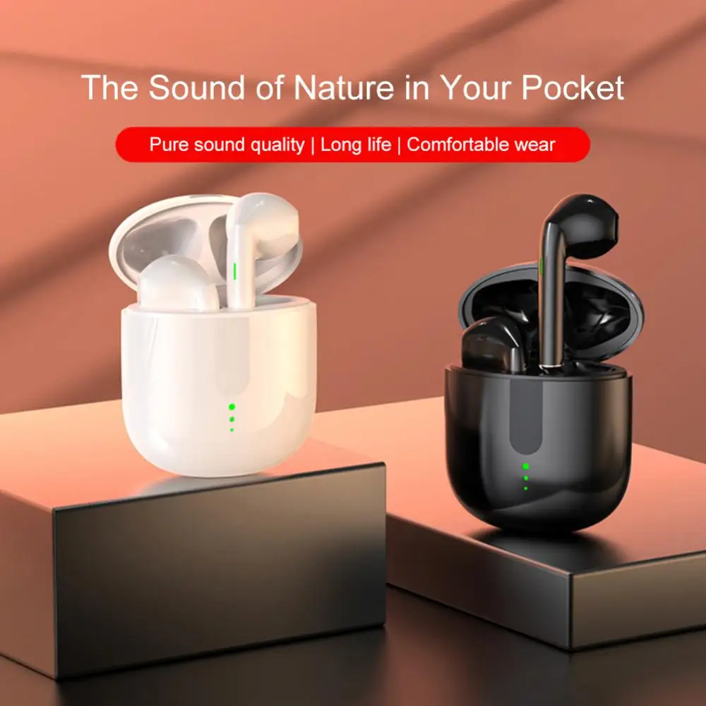 

Беспроводные наушники Tws, Bluetooth 5,3, спортивные наушники-вкладыши, гарнитура с микрофоном и зарядным боксом, наушники для всех смартфонов