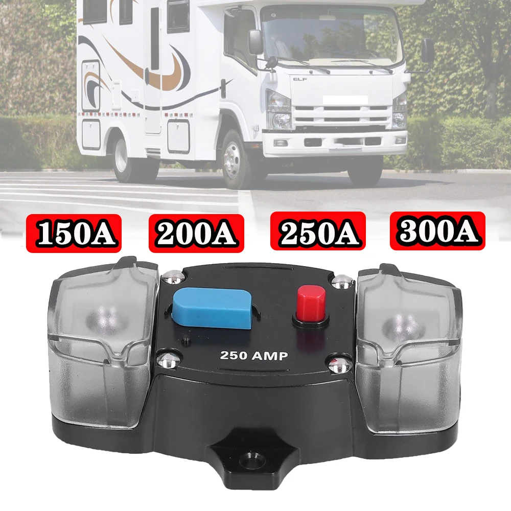 Interruptor Automático Fusível Reconjunto Carro rv Iate Barco à Prova Impermeável Água Fonte de Alimentação Proteção 150a 200a 250a 300a