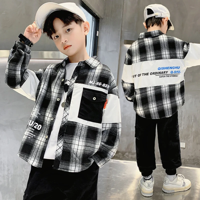 

Boys Shirt Long Sleeve stripe Children's Wear Kids Zaraing shirts kids korean style Children Tops Tee Teens Sweatshirt clothing