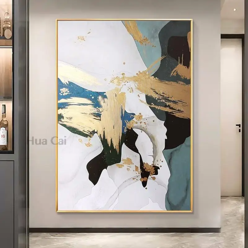 

Large Wall Picture Modern Art Acrylic Colors Abstract Oil Painting No Framed Hand-painted Home Decor Items Wholesale Price