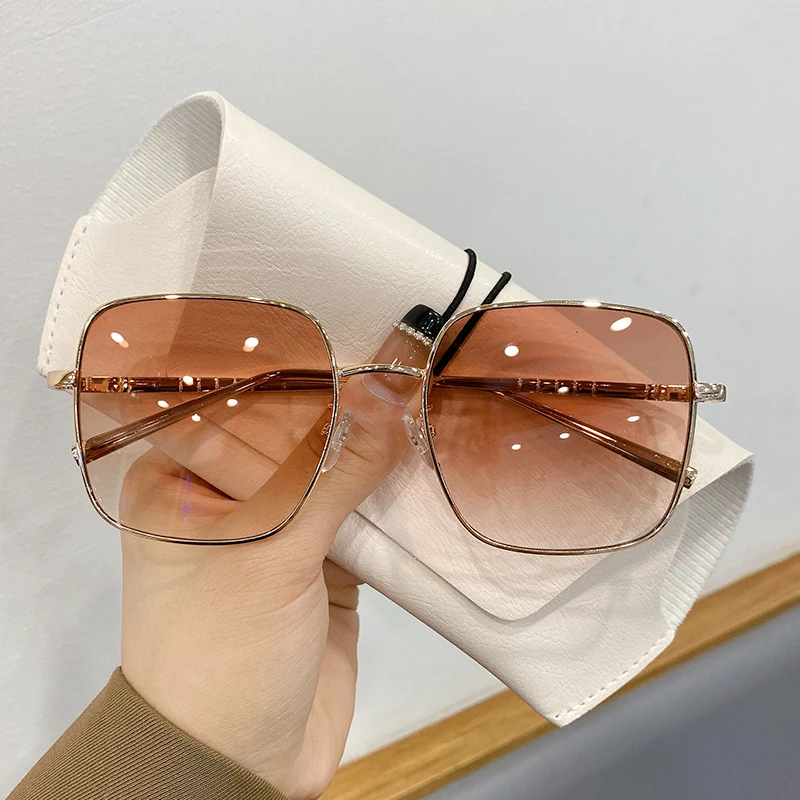 

Женские солнцезащитные очки в Корейском стиле GM LUMIAS, квадратные солнцезащитные очки с защитой UV400, брендовые дизайнерские модные разноцвет...