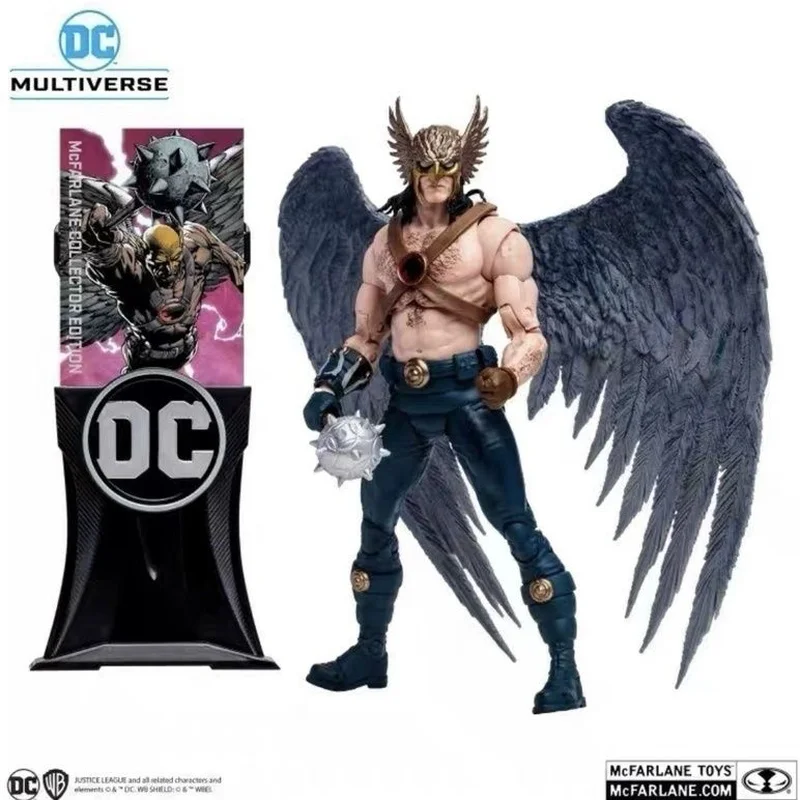 Mcfarlane DC аниме фигурку игрушки Multiverse Hawkman статуя фигурка Коллекционная модель