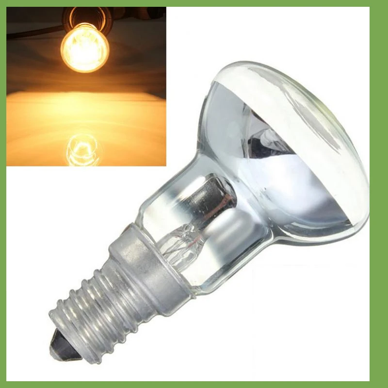 

Lava Lamp E14 R39 30W Spotlight Screw in Light Bulb Clear Reflector Spot Light Bulbs Lava Incandescent Filament Lamp