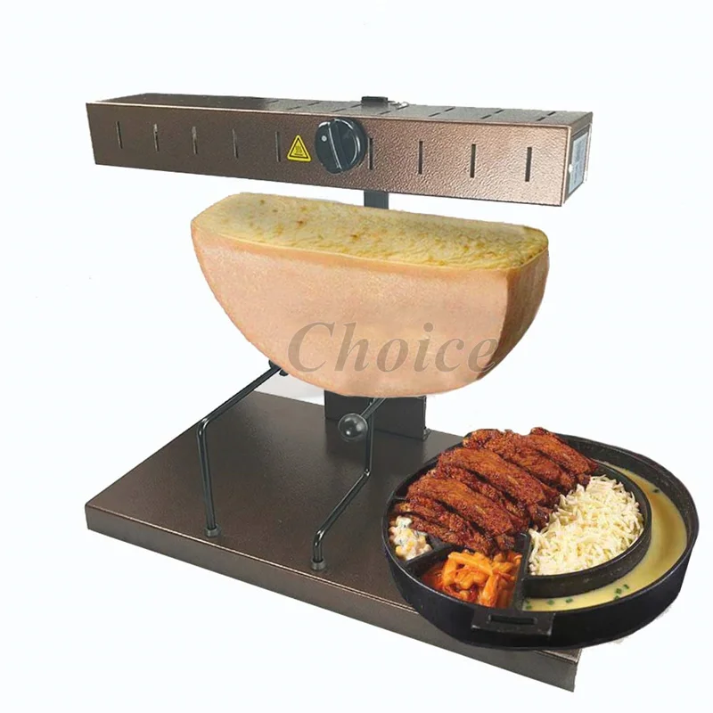 

110~220V Half Wheel Cheese Melter Grill Electric Cheese Heating Melter Raclette Cheese Machine for Butter Heater Baking Machine