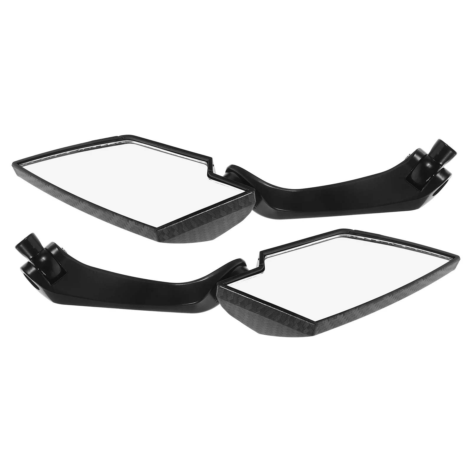 

A Pair of Universal Adjustable Motorcycle Scooter Snake Skin Pattern Aluminum Side Rear View Mirrors (Black)