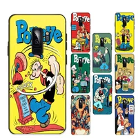 retro cartoon illustration po pe ye spinach phone case for samsung s20 lite s21 s10 s9 plus for redmi note8 9pro for huawei y6