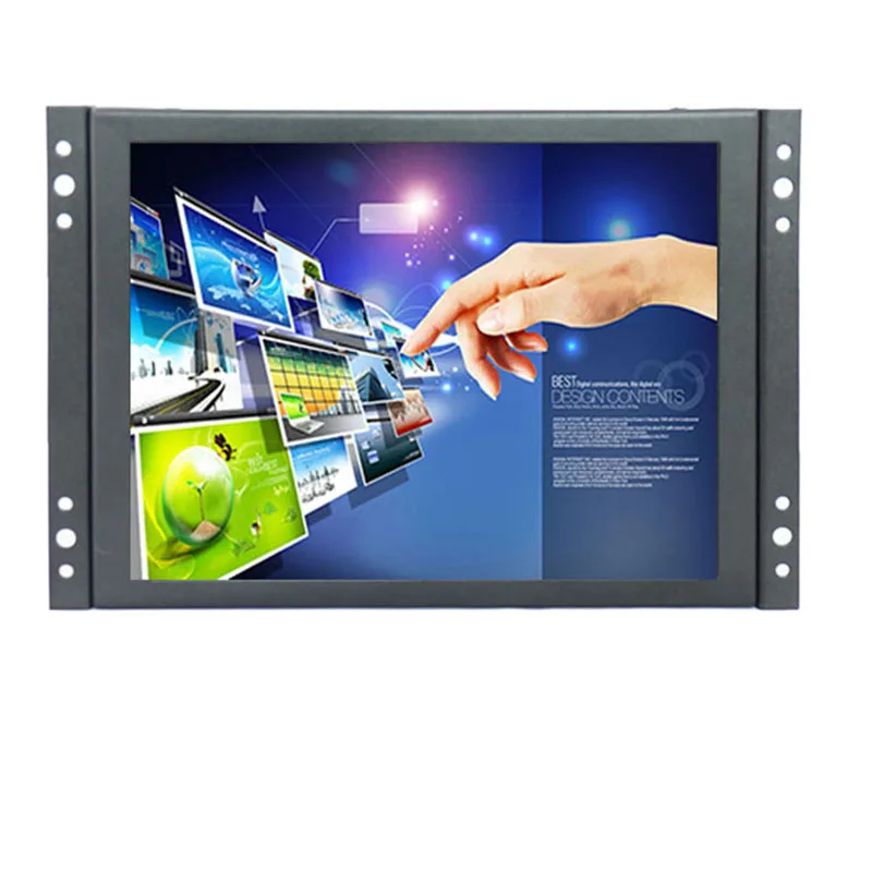 Фото Zhixianda маленький размер 8 дюймов 4:3 1024x768 HDMI TFT LCD HD промышленный класс резистивный емкостный сенсорный экран монитор с открытой рамкой №4