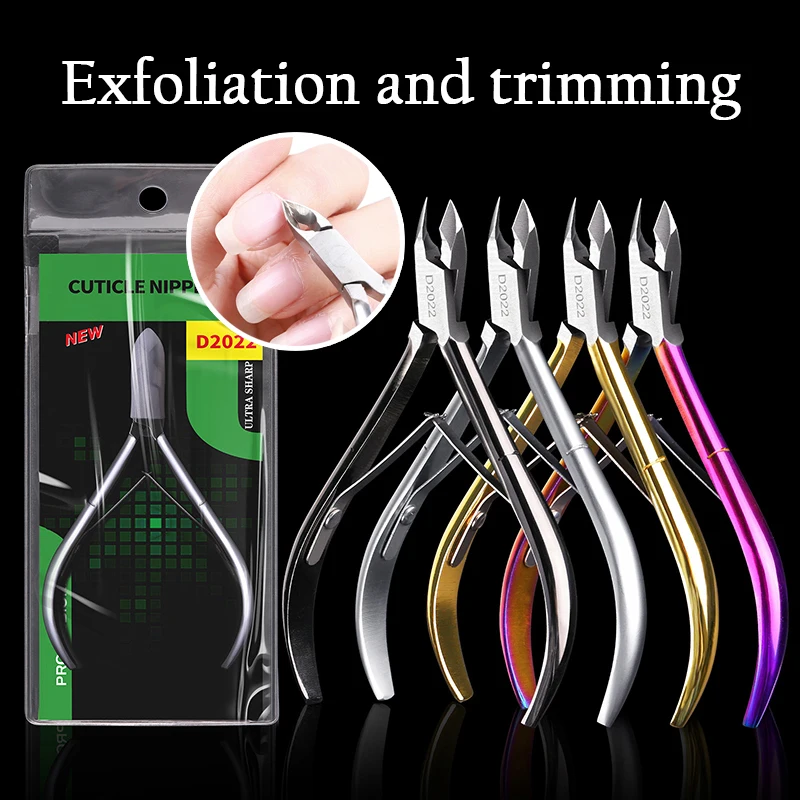 

Cuticle Nippers Professional Stainless Steel Sharp Cuticle Nippers Scissors Dead Skin Clipper For Nail Art DL