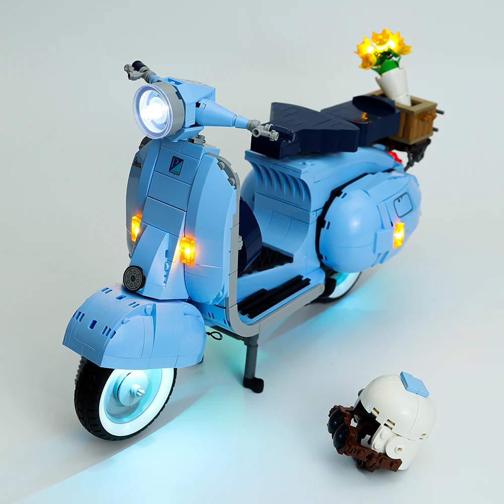 Светильник кой для Creator Expert 10298 Vespa 125 модель мотоцикла строительные блоки игрушки