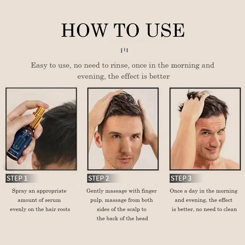 Hair Growth Essence Promote Prevent Loss Deep Nourishment Repair Follicles Oil Control Mild Care 30ml |