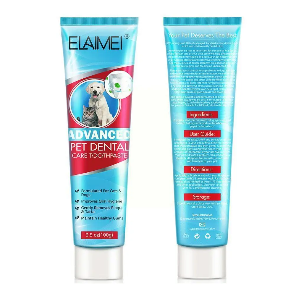 

Зубная паста для домашних питомцев, с перечной Мятой