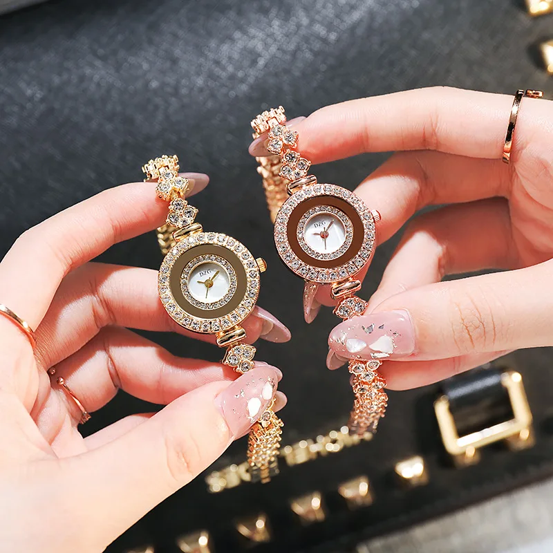 

2PCS Frauen Uhren Set Neue Rose Gold Silber Damen Armband Uhr Armbanduhr Damen Quartz Kleid Uhr Damen Feminino Reloj