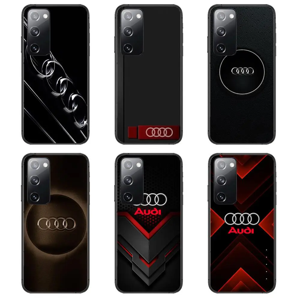 

Sports Car Audi Phone Case For Samsung Galaxy S23 S21 S10 S30 S20 S22 S8 S9 S30 Pro Plus Ultra Fe Luxury Design New Black Cover