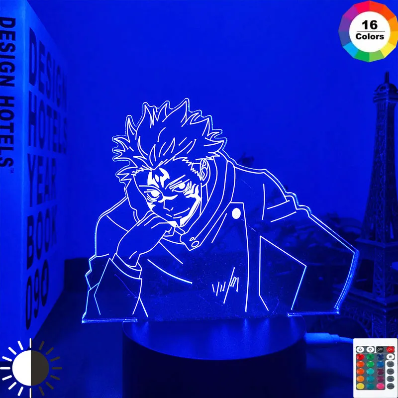 

Anime Lamp Yuji Itadori Jujutsu Kaisen Led Night Light for Birthday Gift Jujutsu Kaisen Yuji Itadori Lamp Drop Shipping