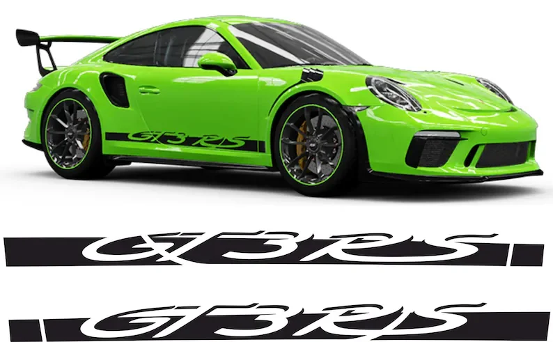 

GT3RS 991 aftermarket replacement side stripes decals stickers reproduction replica aufkleber adesivi 991.1 GT3 RS