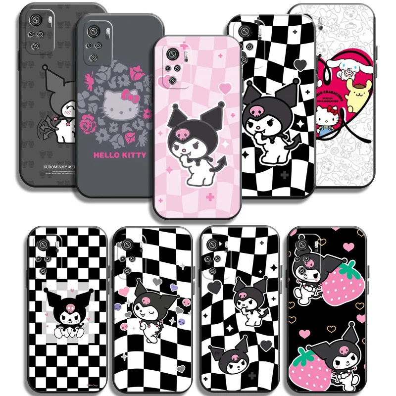 

Hello Kitty Kuromi Phone Cases For Xiaomi POCO X3 GT X3 Pro M3 POCO M3 Pro X3 NFC X3 Mi 11 Mi 11 Lite Coque Soft TPU Carcasa