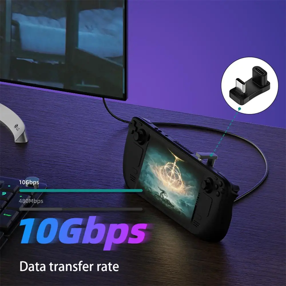 

Male And Female Extension Cable Type C Extension Cable Line 2-in-1 Expansion Connector Cross-border New Type-c Headset Adapter