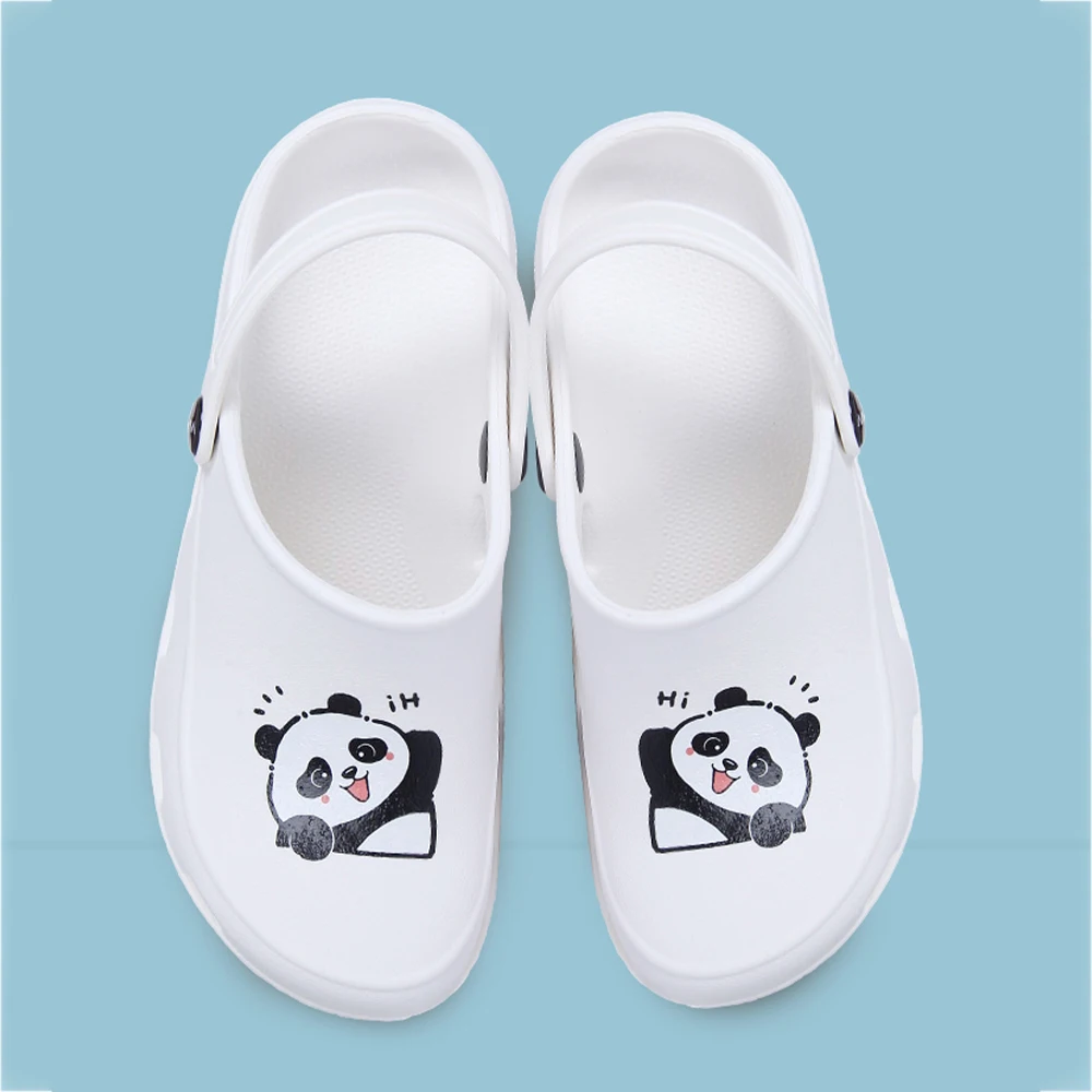 

Медицинская обувь Panda, сабо для кормления, Нескользящие шлепанцы или тапочки для клиники, легкие сандалии для врачей, больниц, Эва