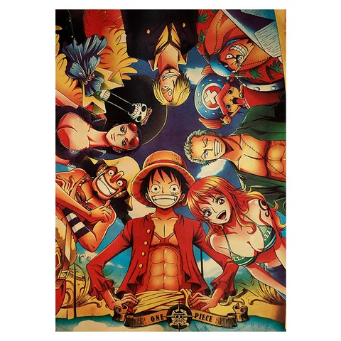 One Piece Live-action TV parede adesivo, papel revestido, cartaz  promocional, Temporada 1, 2023 - AliExpress