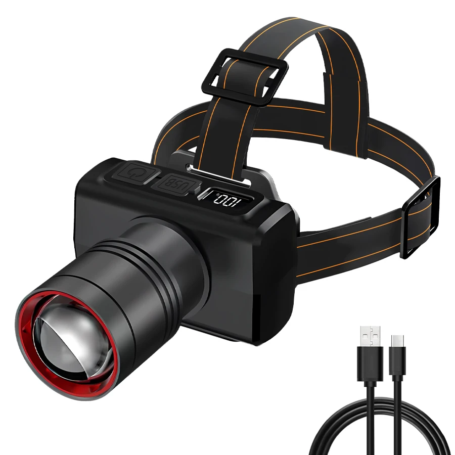 

Налобный фонарь KDULIT USB rechargeable